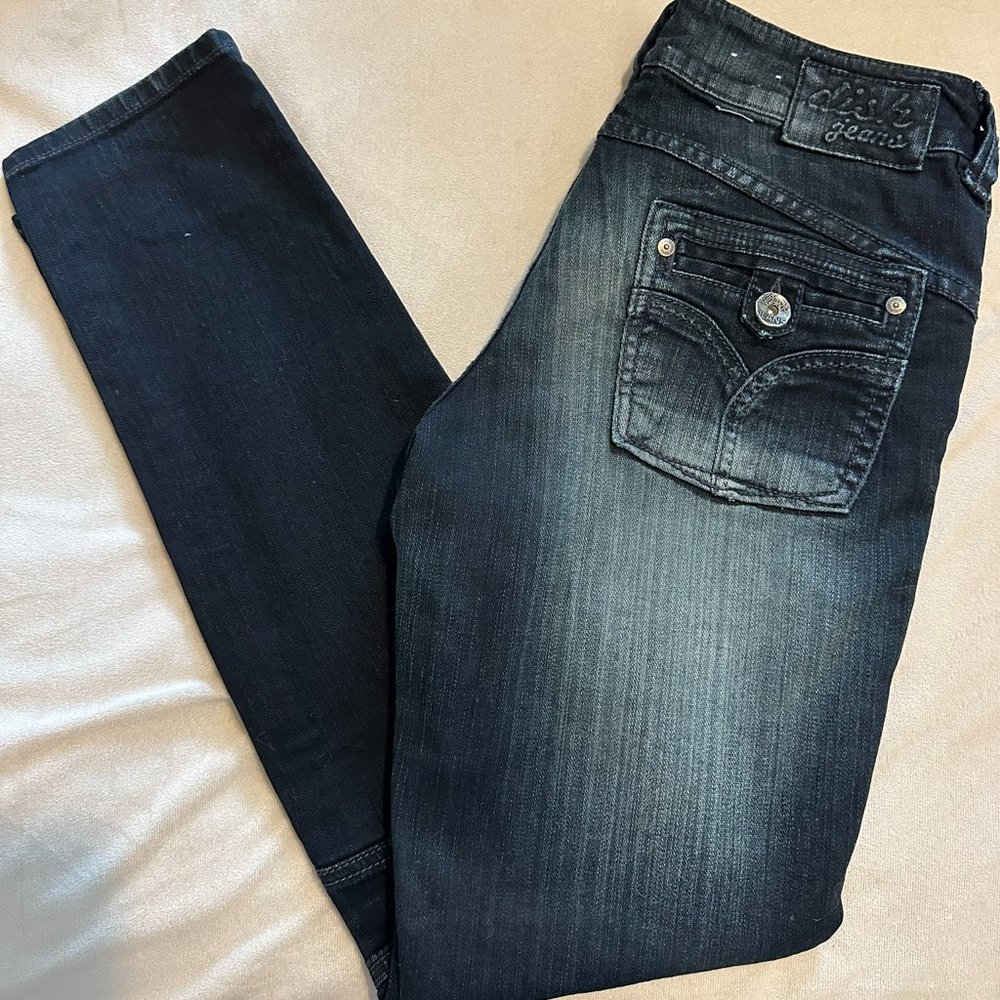 LIKE NEW WOMAN'S DISH JEANS! Moto style - Paris Ultra Skinny Style